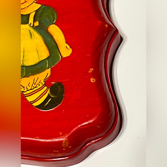 Vintage Raggedy Ann and Andy Wooden Wall Plaque - Picture 10 of 11